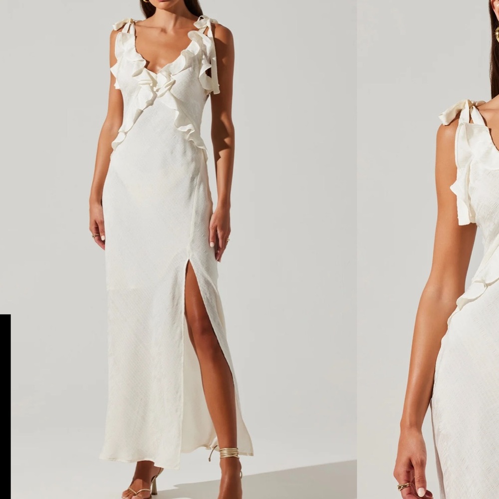 ASTR Sorbae Ruffle Maxi Dress